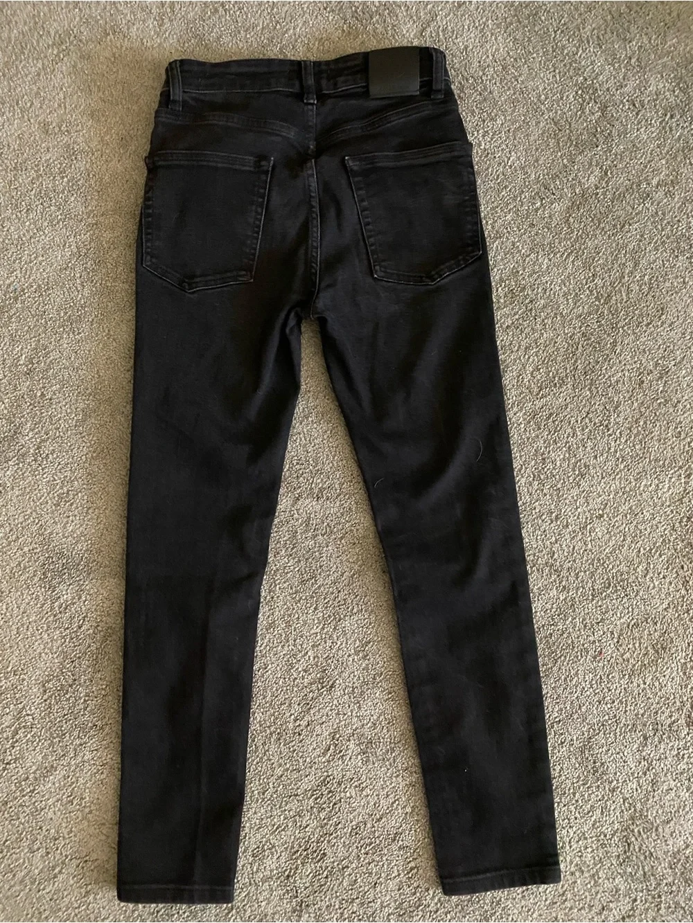 Anine Bing Black High-Rise Denim Jeans 24 - Picture 5 of 10